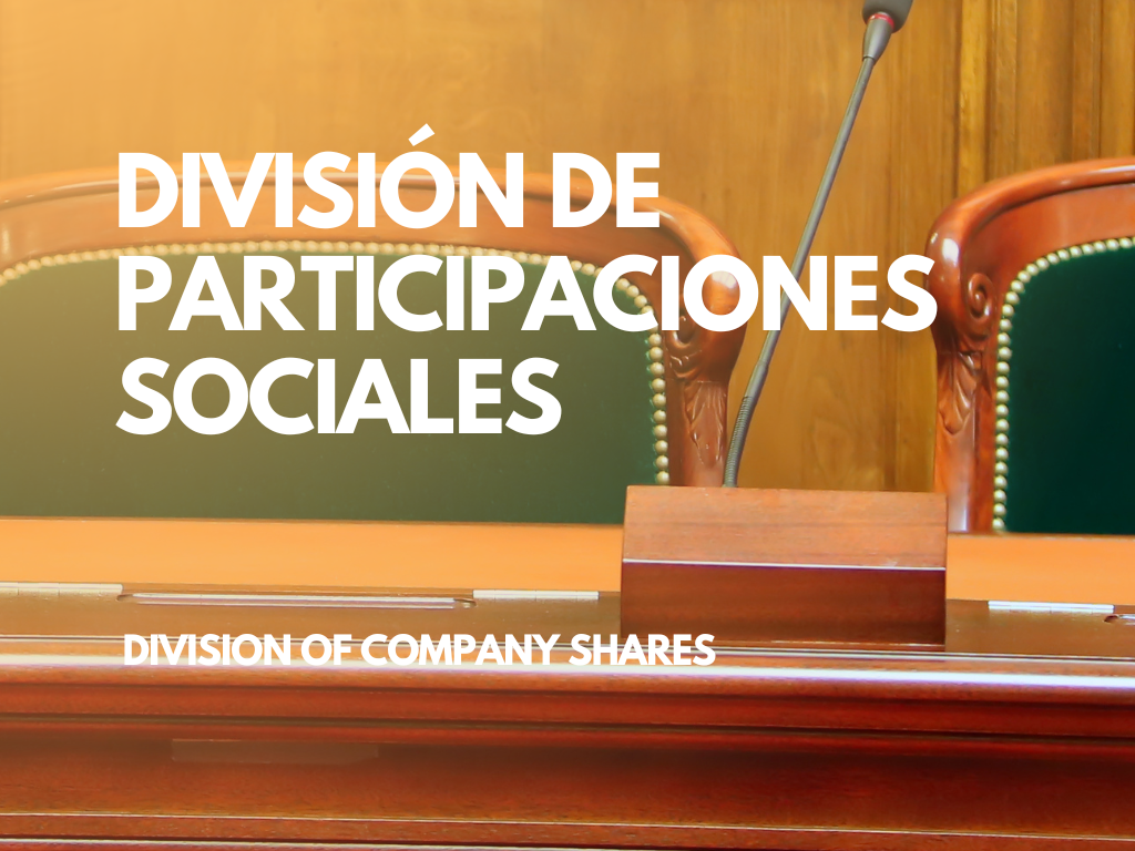 División de participaciones sociales en un caso legal complejo